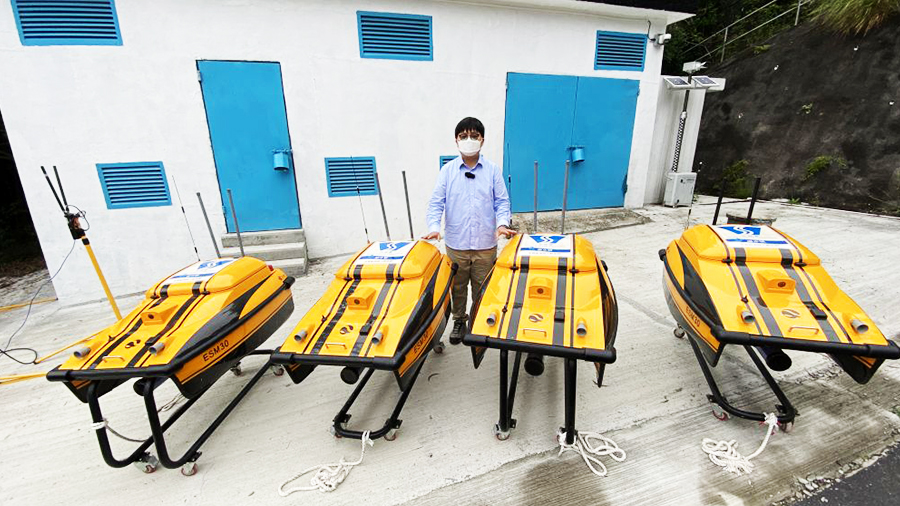 Water Supplies Department’s unmanned surface vessel system